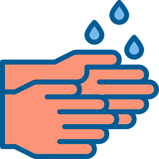handen wassen Berkahicon Lineal Color icoon