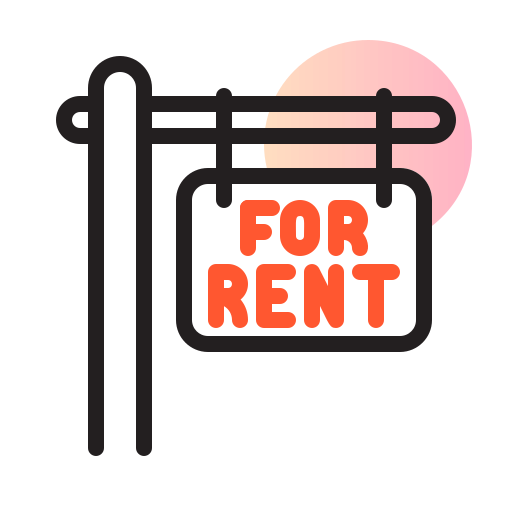For rent Generic Rounded Shapes icon