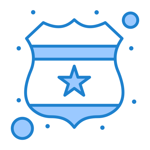beschermen Generic Blue icoon