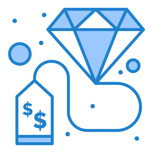 다이아몬드 Generic Blue icon