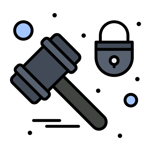 Justice Flatart Icons Lineal Color icon