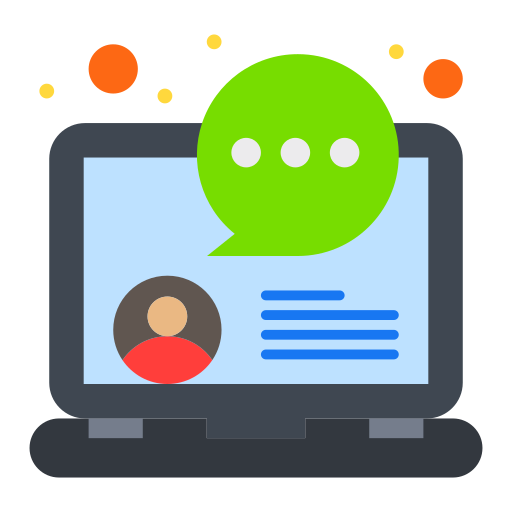 Online chat Flatart Icons Flat icon