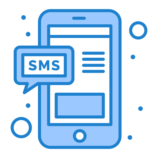 Sms Generic Blue icon