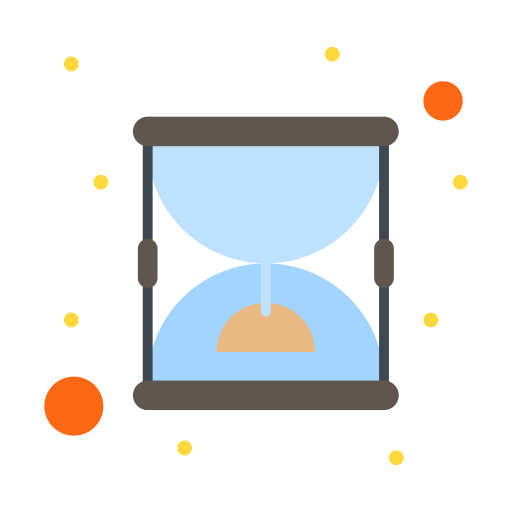 reloj de arena Flatart Icons Flat icono