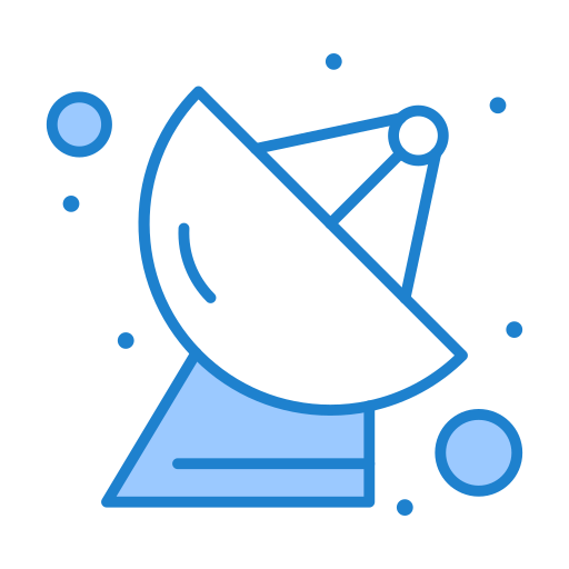satelliet schotel Generic Blue icoon
