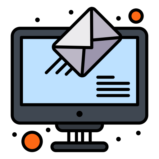Send mail Flatart Icons Lineal Color icon