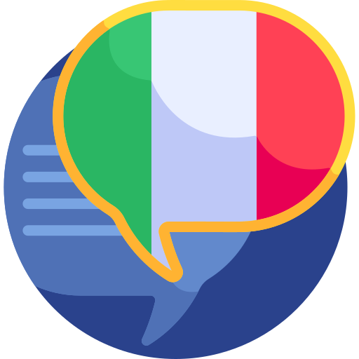 italiaans Detailed Flat Circular Flat icoon