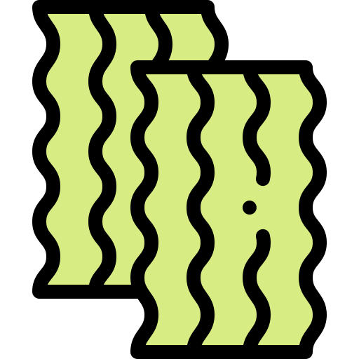 해초 Detailed Rounded Lineal color icon