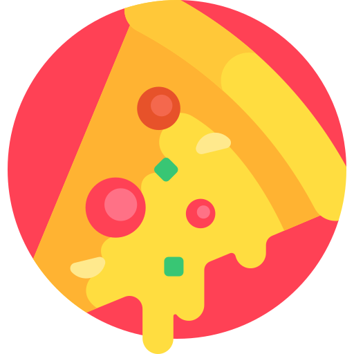 porción de pizza Detailed Flat Circular Flat icono