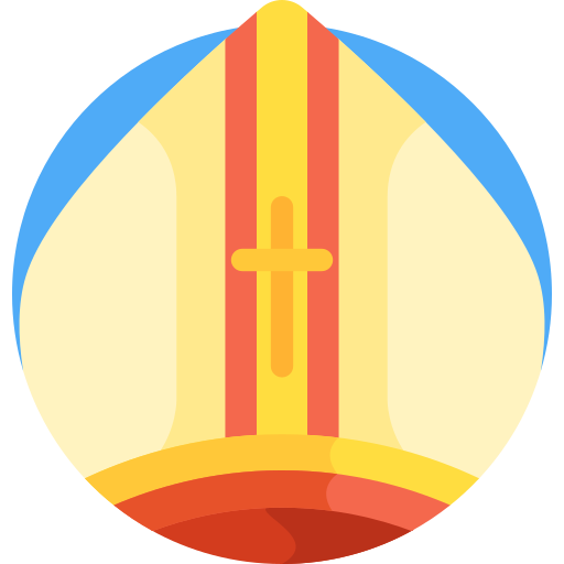 papież Detailed Flat Circular Flat ikona