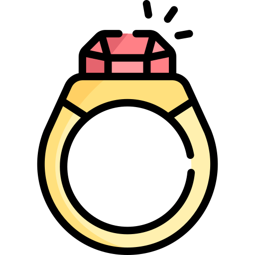 Diamond ring Special Lineal color icon
