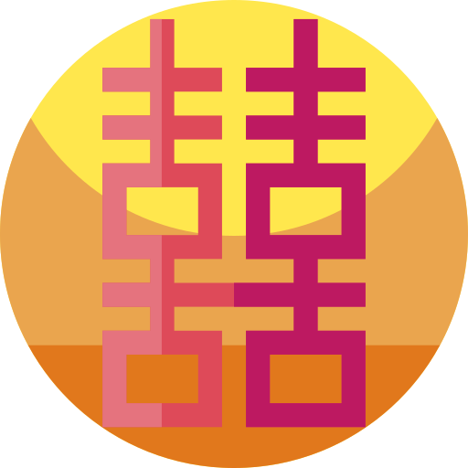 chiński Geometric Flat Circular Flat ikona