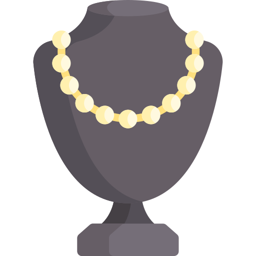 collier de perles Special Flat Icône