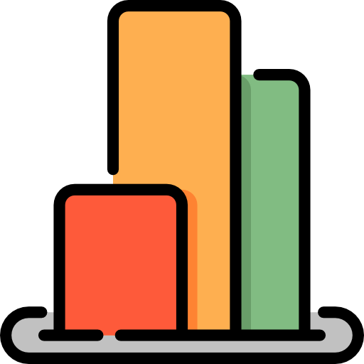 Bar chart Special Lineal color icon