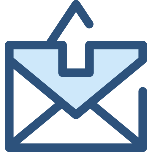 postausgang Monochrome Blue icon