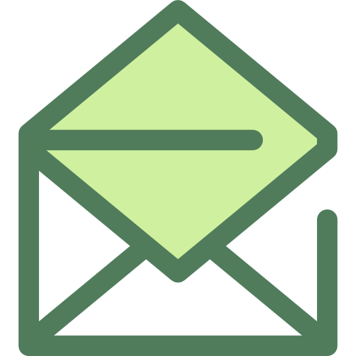 e-mail Monochrome Green ikona