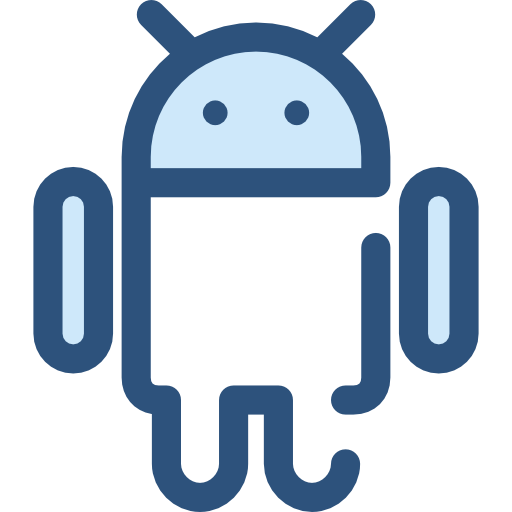 androide Monochrome Blue icona