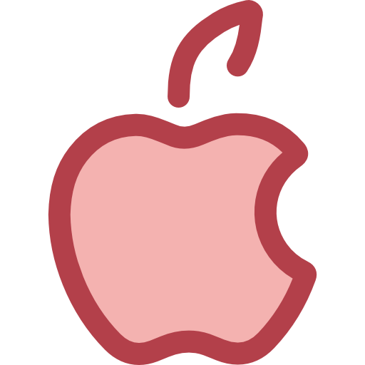 jabłko Monochrome Red ikona