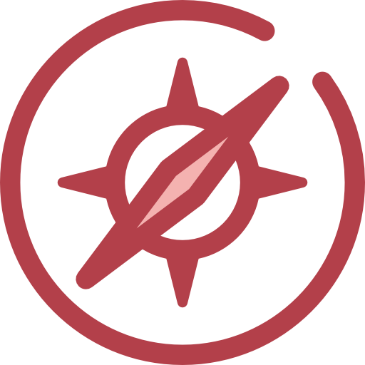 Safari Monochrome Red icon