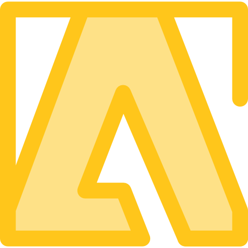 Adobe Monochrome Yellow icon