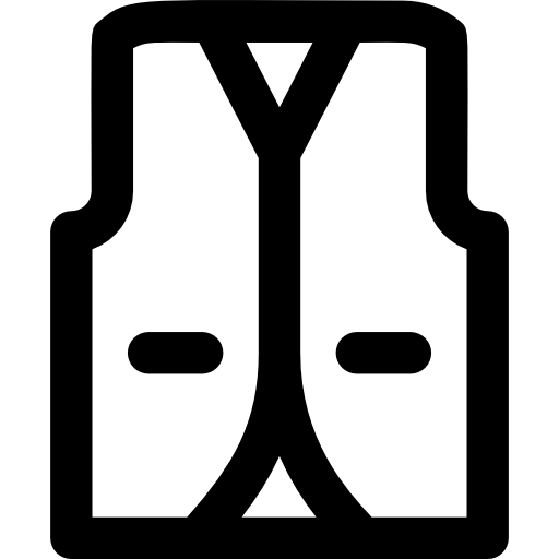 Vest Basic Rounded Lineal icon