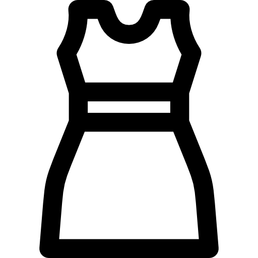 kleid Basic Rounded Lineal icon