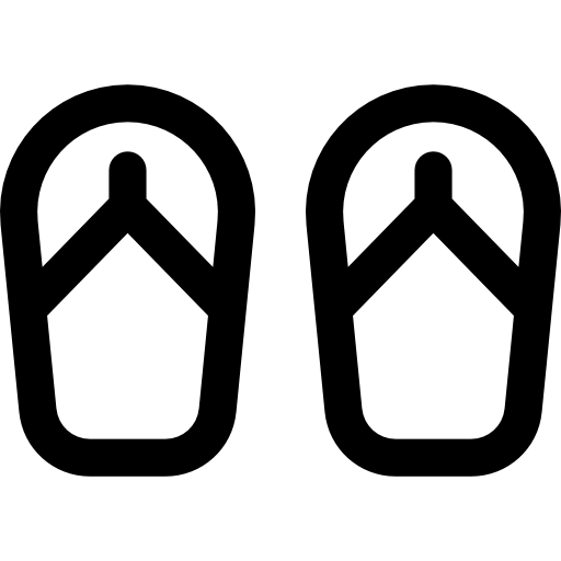 スリッパ Basic Rounded Lineal icon