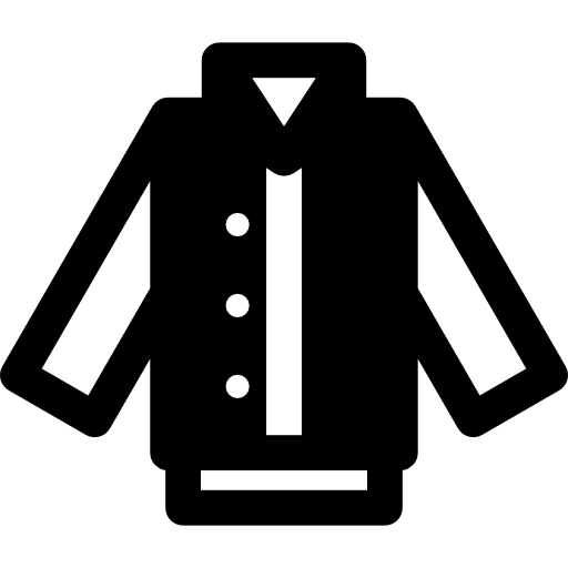 Jacket Basic Rounded Filled icon