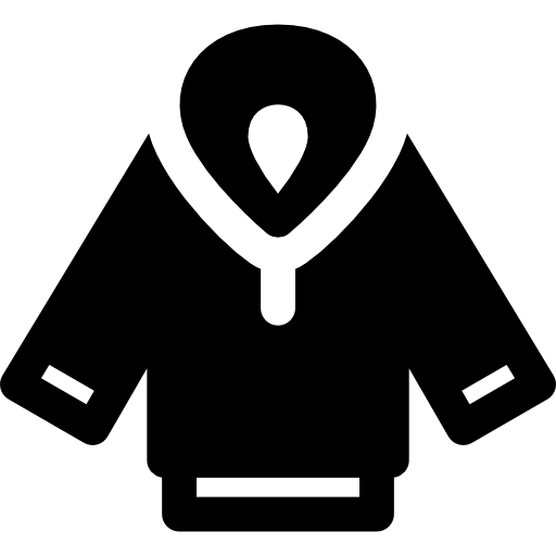 chaqueta Basic Rounded Filled icono
