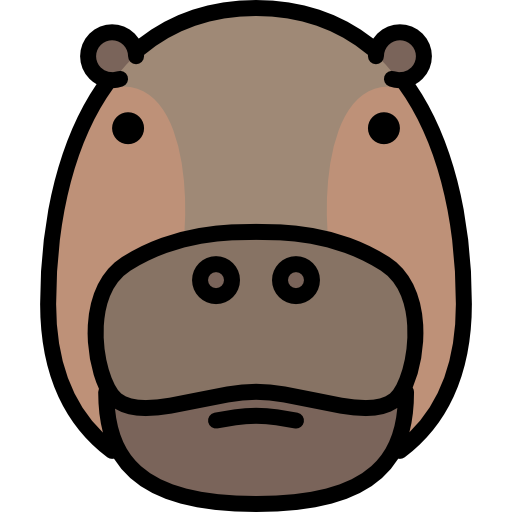 hipopotam Special Lineal color ikona