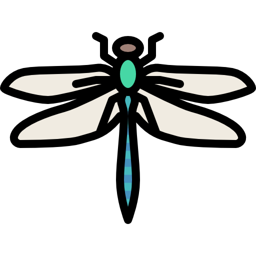 libélula Special Lineal color icono