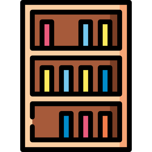 Bookcase Special Lineal color icon