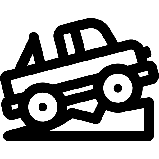 jeep Basic Rounded Lineal ikona