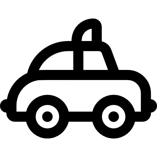 Taxi Basic Rounded Lineal icon