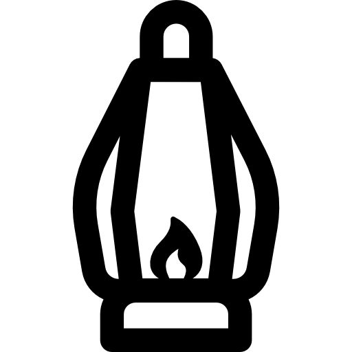 linterna Basic Rounded Lineal icono