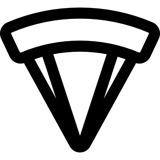 paracaídas Basic Rounded Lineal icono