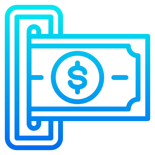 Payment srip Gradient icon