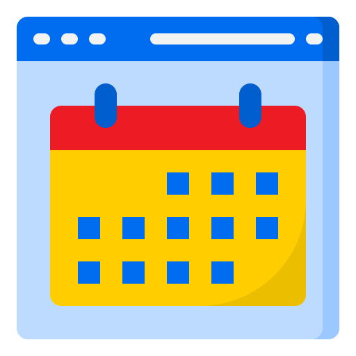 kalender srip Flat icon