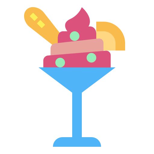 Ice cream Smalllikeart Flat icon