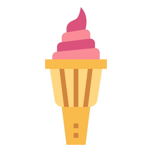 Ice cream Smalllikeart Flat icon