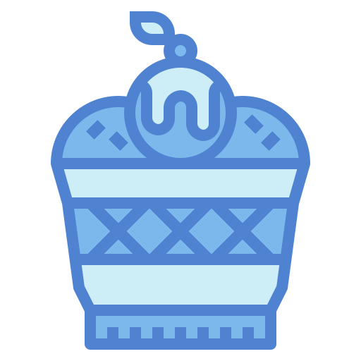 taza de galleta Generic Blue icono