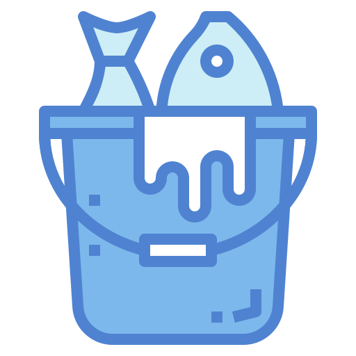 Bucket Generic Blue icon