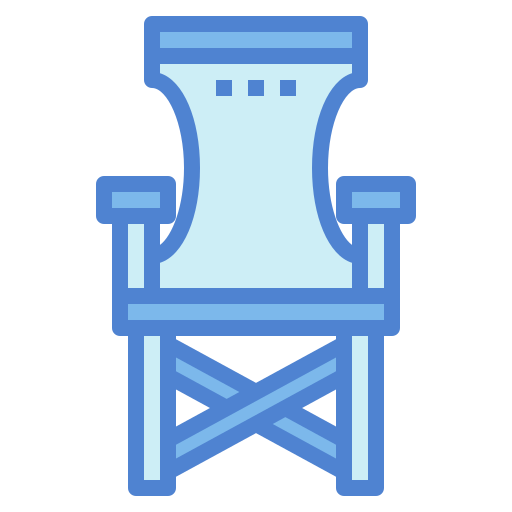 キャンプチェア Generic Blue icon
