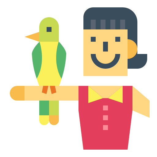 Parrot Smalllikeart Flat icon