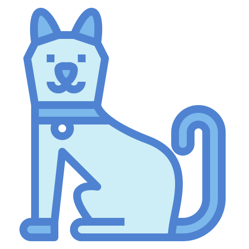 gato Generic Blue icono
