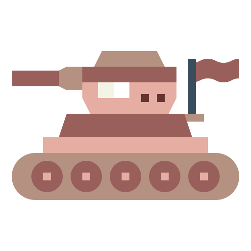 탱크 Smalllikeart Flat icon