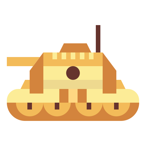 panzer Smalllikeart Flat icon