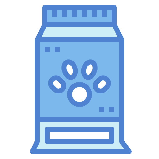 alimentos para mascotas Generic Blue icono
