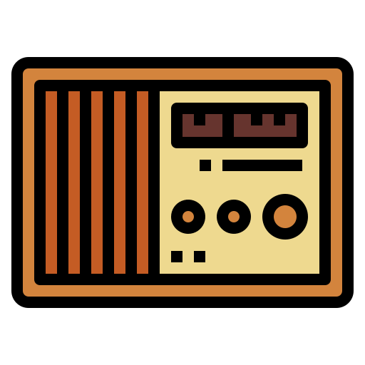 radio Smalllikeart Lineal Color Icône