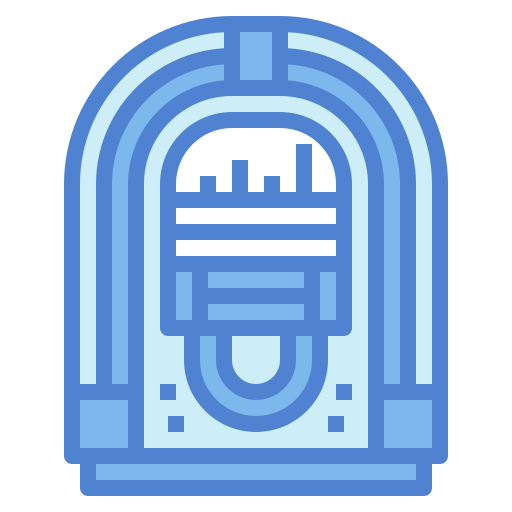 jukebox Generic Blue icoon